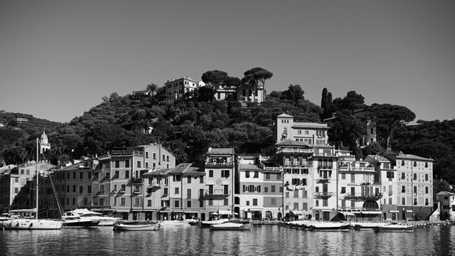 Le village de Portofino photographié pour le lancement de la nouvelle collection Portofino.